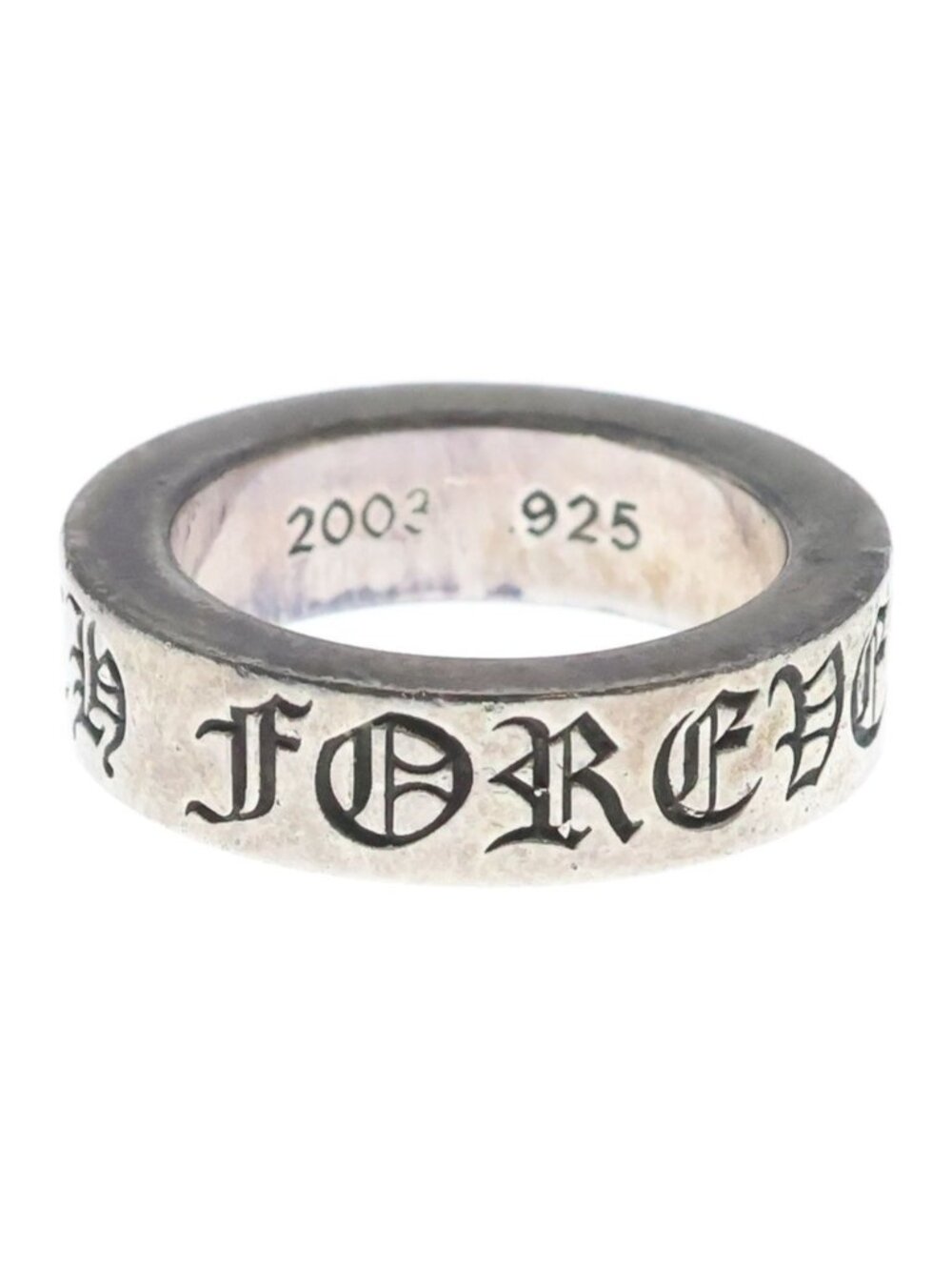 Chrome Hearts Spacer Forever Ring Silver